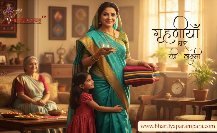 घर की लक्ष्मी हैं गृहणियाँ