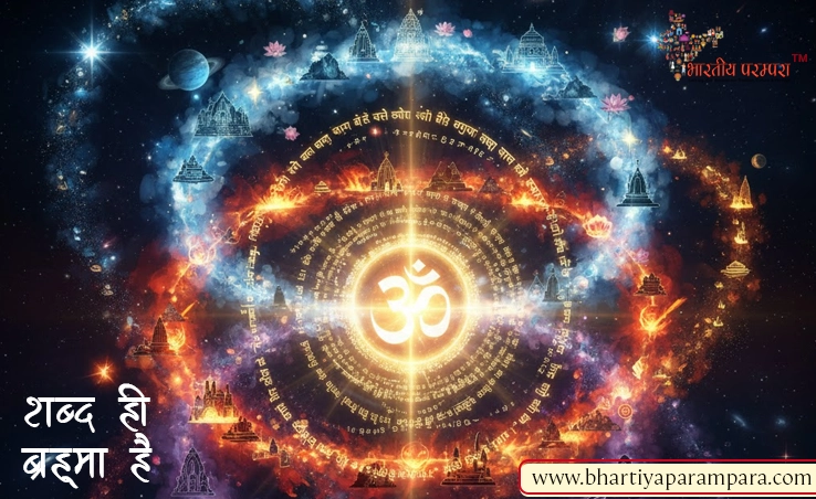 शब्द ही ब्रह्म है क्योंकि शब्दों से ही इस त्रिगुणात्मक संसार का सृजन संभव है