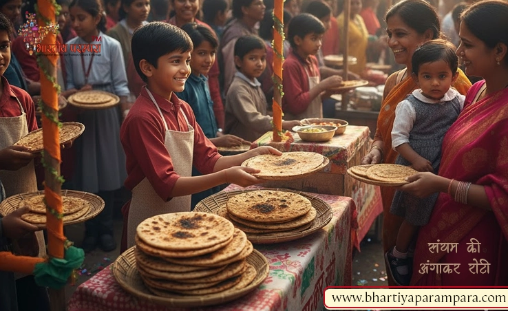 संयम की अंगाकर रोटी ने स्कूल मेले में सबका दिल जीता