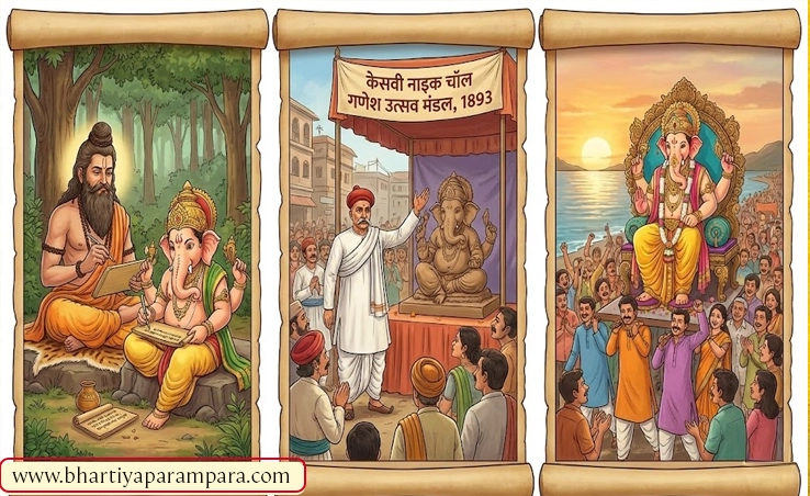 गणेश उत्सव: महाभारत से उत्पत्ति, आध्यात्मिक महत्व और आधुनिक पुनर्जागरण