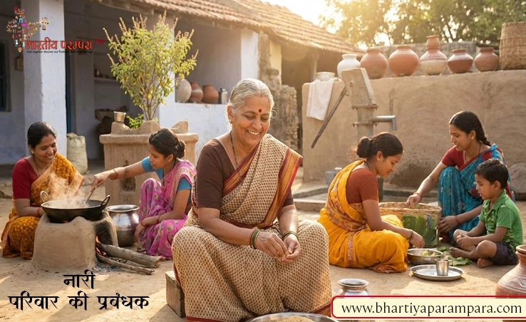 नारी: परिवार की कुशल प्रबंधक — भारतीय संस्कृति में नारी की शक्ति, भूमिका और महत्व