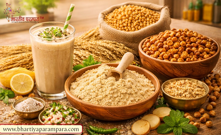 घर पर बनाएं हेल्दी चने और गेंहूं का सत्तू